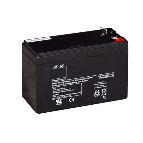 Makelsan 12V 7Ah Bakımsız Kuru Akü (MK12-7)