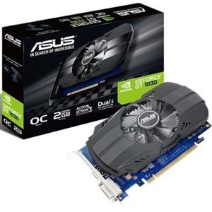 Asus GT1030 PH-GT1030-O2G 2GB 64Bit GDDR5 Ekran Kartı