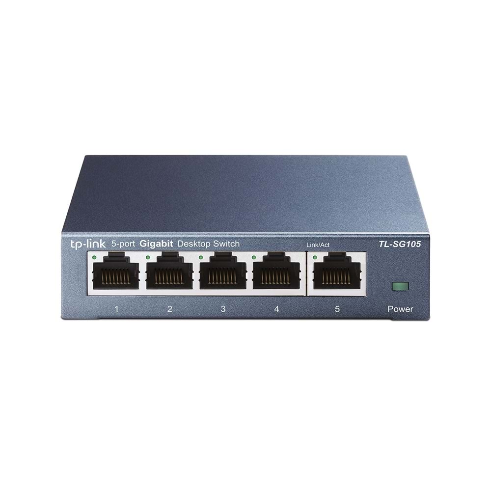 TP-Link TL-SG105 5 Port Gigabit Çelik Kasa Masaüstü Switch