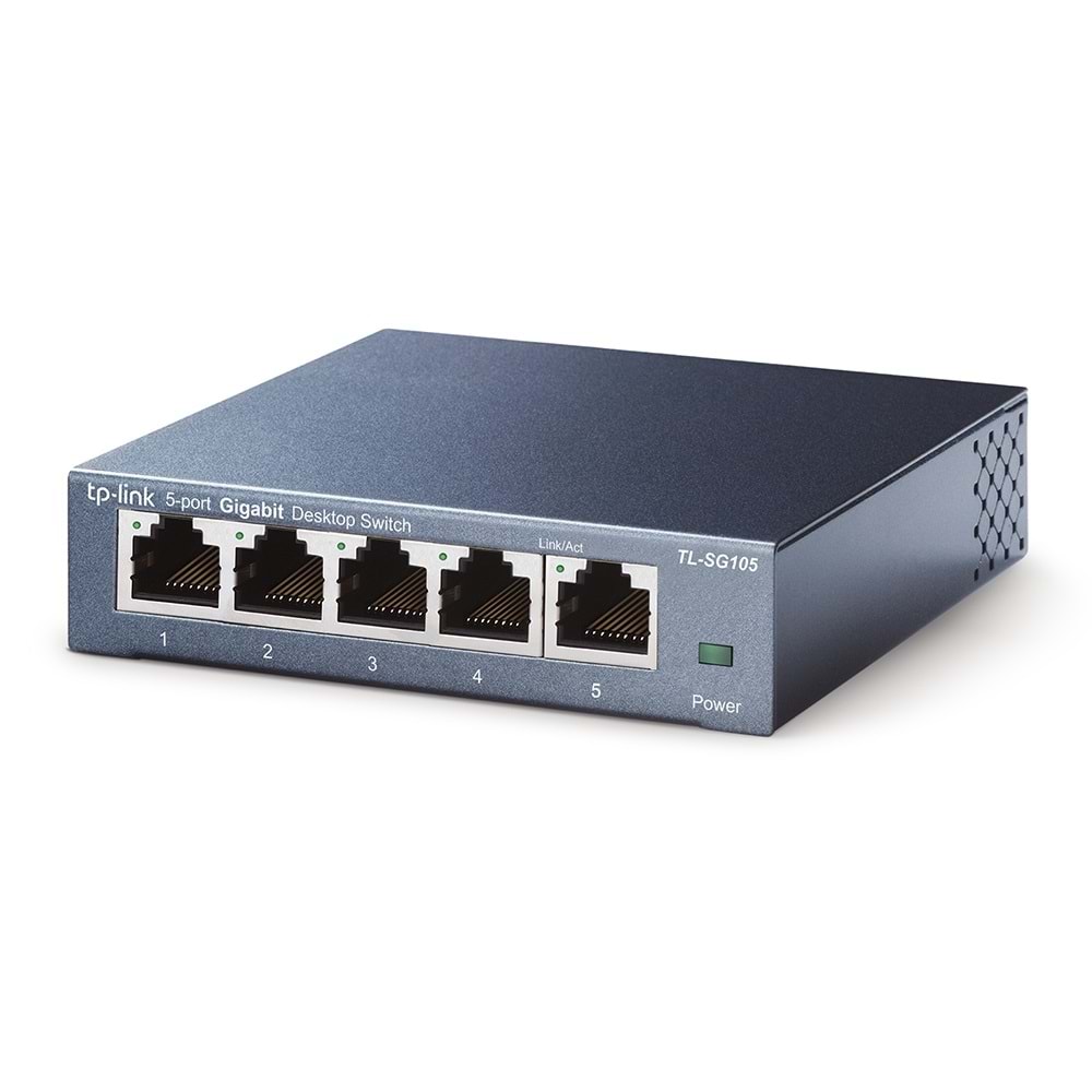 TP-Link TL-SG105 5 Port Gigabit Çelik Kasa Masaüstü Switch