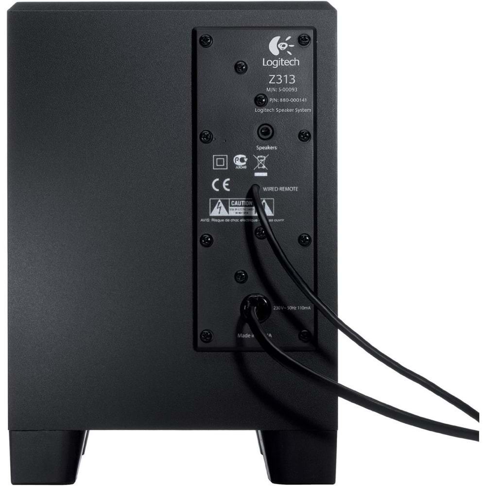 Logitech Z313 2+1 25W Siyah Hoparlör 980-000413