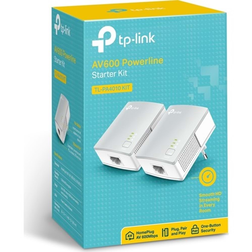 TP-Link TL-PA4010 KIT 500Mbps300m mesafeli,%85 Enerji Tasarruflu