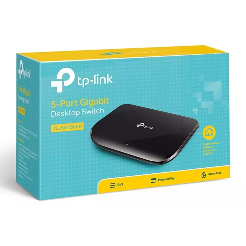 TP-Link TL-SG1005D 5 Port % 50 Enerji Tasarruflu Switch