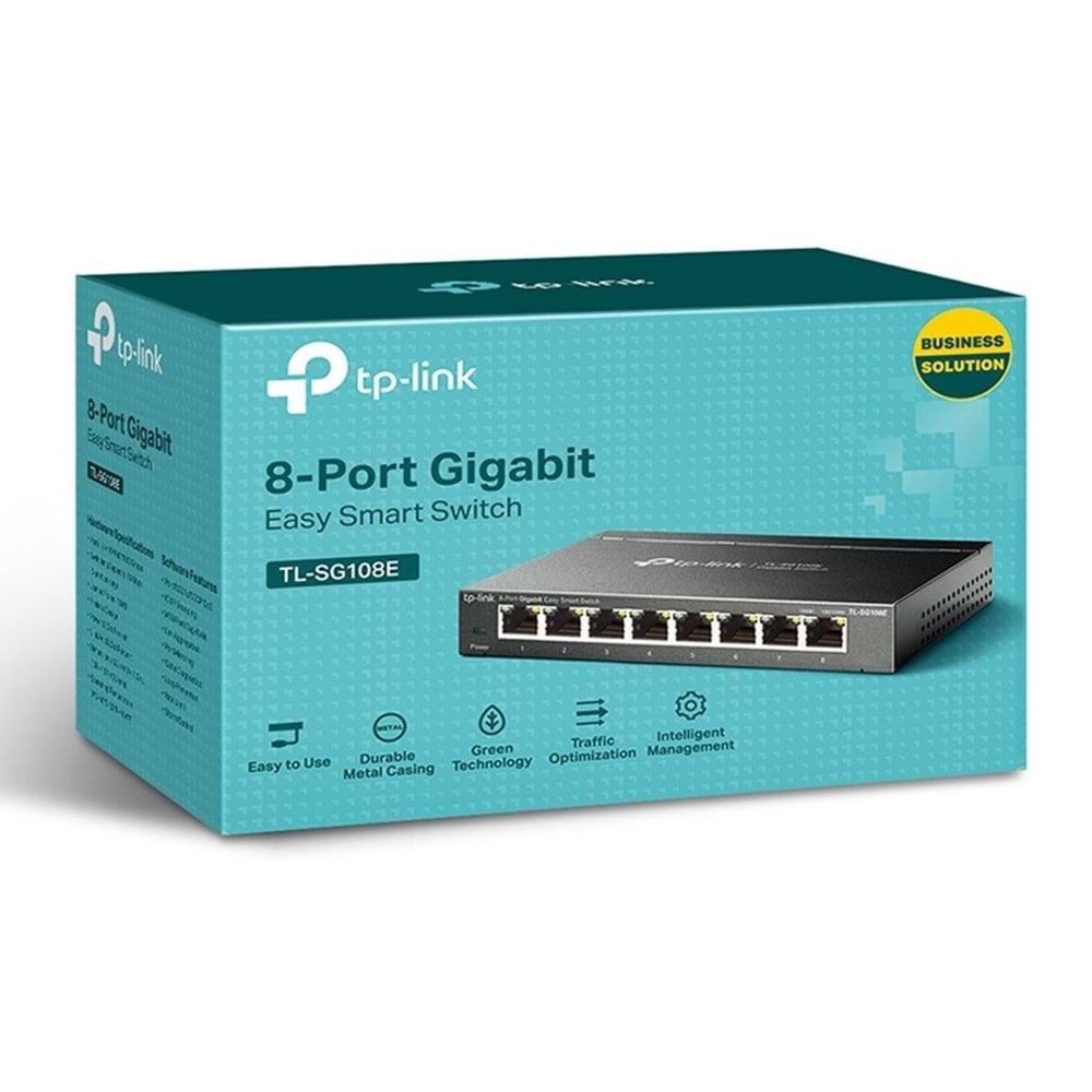 TP-Link TL-SG108E 8 Port Gigabit Easy Smart Switch