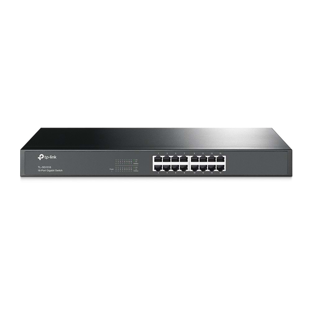 TP-Link TL-SG1016 16-Port Gigabit Çelik Kasa Rackmount Switch