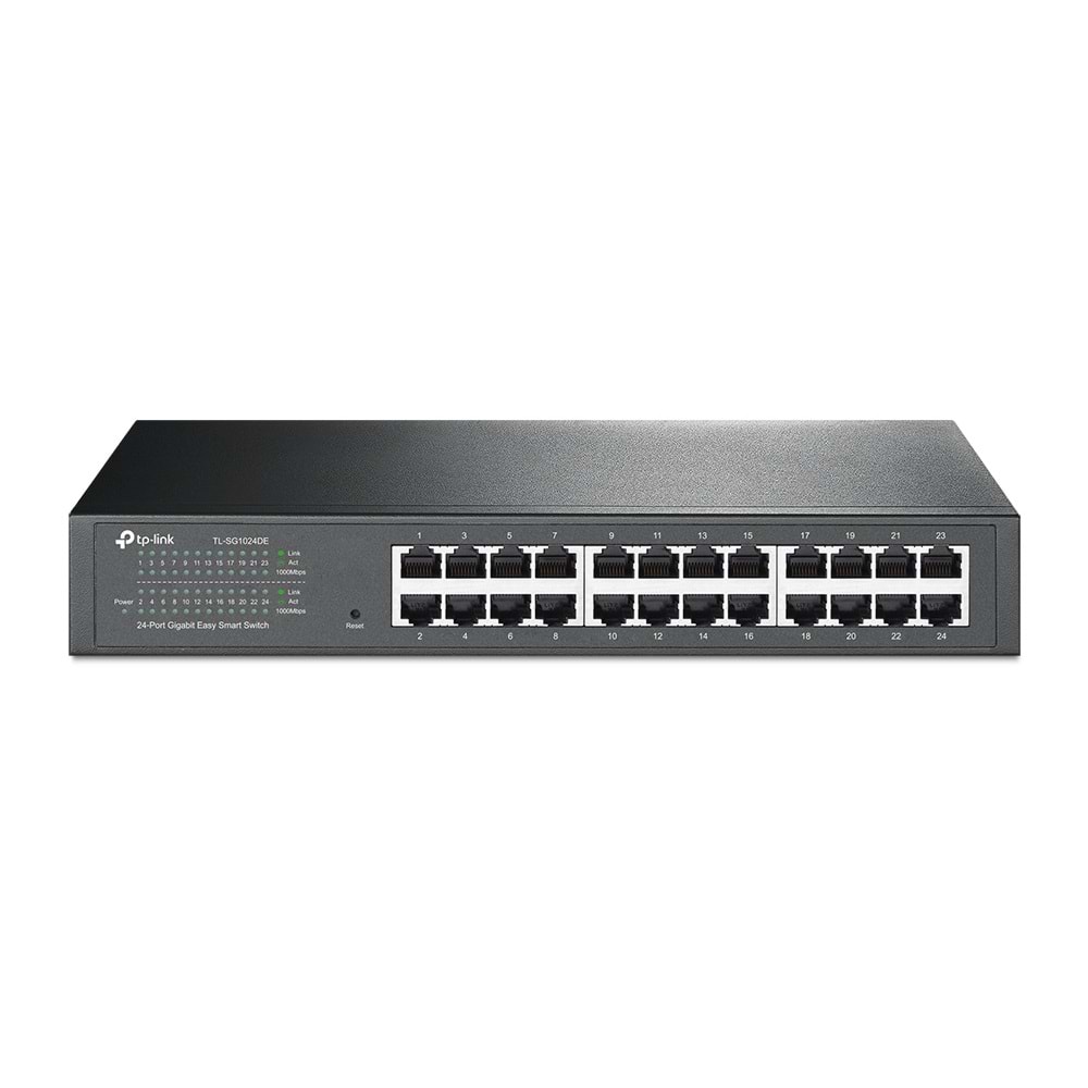 TP-Link TL-SG1024D 24 Port Gigabit Rackmount Metal Kasa