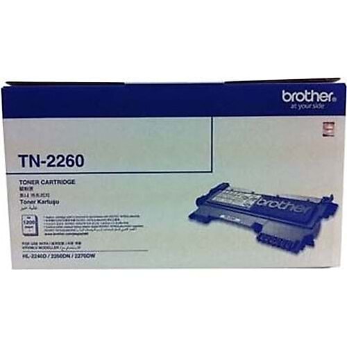 Brother TN-2260 Orjinal Toner 2600 Sayfa Kapasiteli