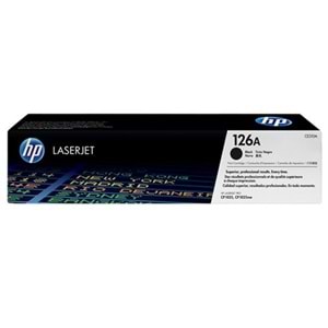 HP 126A 1200 Sayfa Kapasiteli Siyah Orjinal Toner CE310A