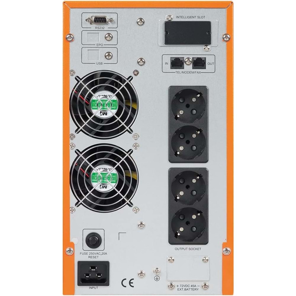 Makelsan Powerpack SE 1 KVA 900W 2x7AH 4-8Dk Online Güç Kaynağı V2