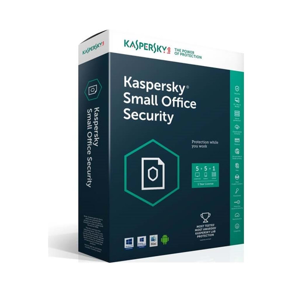 Kaspersky KSOS 5 for Dt + MD + FS TRK 10-MD 10-Dt 1-FS 10-User 3Y Bs RP