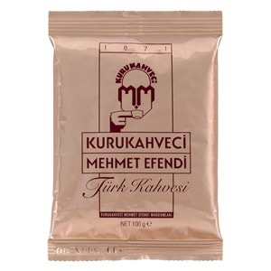 Kurukahveci Mehmet Efendi Türk Kahvesi 100 gr Teneke