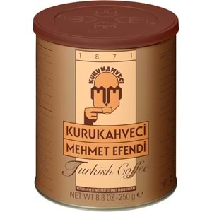 Kurukahveci Mehmet Efendi Türk Kahvesi 250 gr Teneke