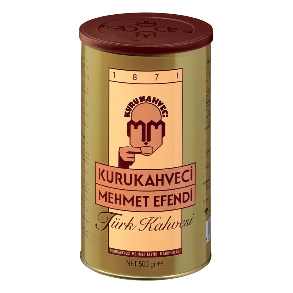 Kurukahveci Mehmet Efendi Türk Kahvesi 500 gr Teneke