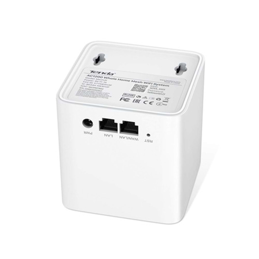 Tenda 1200Mbps 5GHz Çift Bant Mesh Wi-Fi Kablosuz MW3-2-PACK