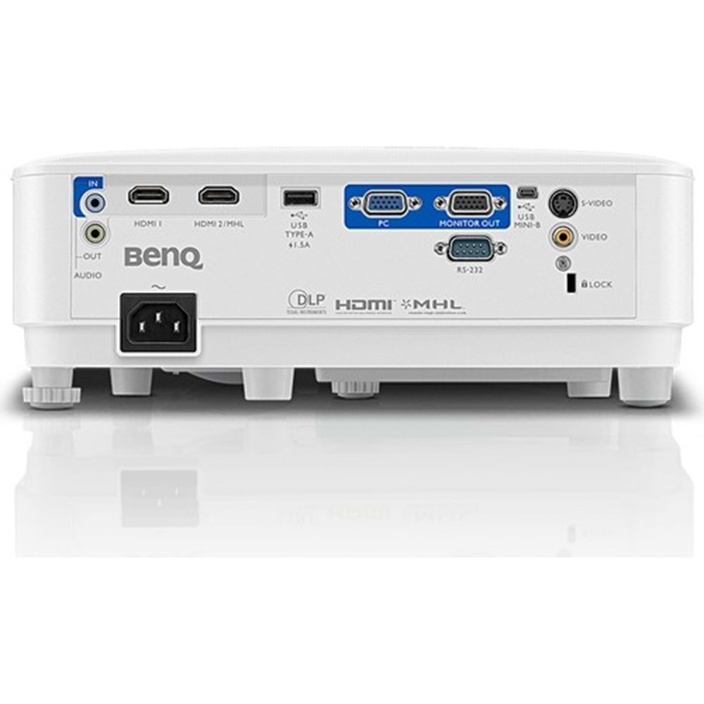 Benq MX560 4000 ANS 1024x768 XGA 2xHDMI VGA USB TYPE A 20.000:1 3D DLP Projeksiyon Cihazı