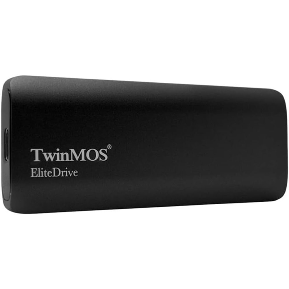 Twinmos 512GB Taşınabilir External SSD USB 3.2/Type-C Dark Grey PSSDFGBMED32