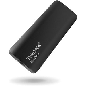 Twinmos 512GB Taşınabilir External SSD USB 3.2/Type-C Dark Grey PSSDFGBMED32