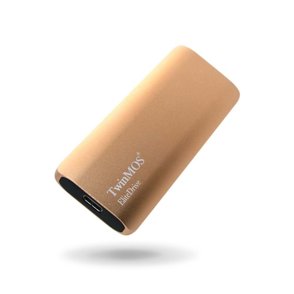 Twinmos 1TB Taşınabilir External SSD USB 3.2/Type-C Gold PSSDGGBMED32-G