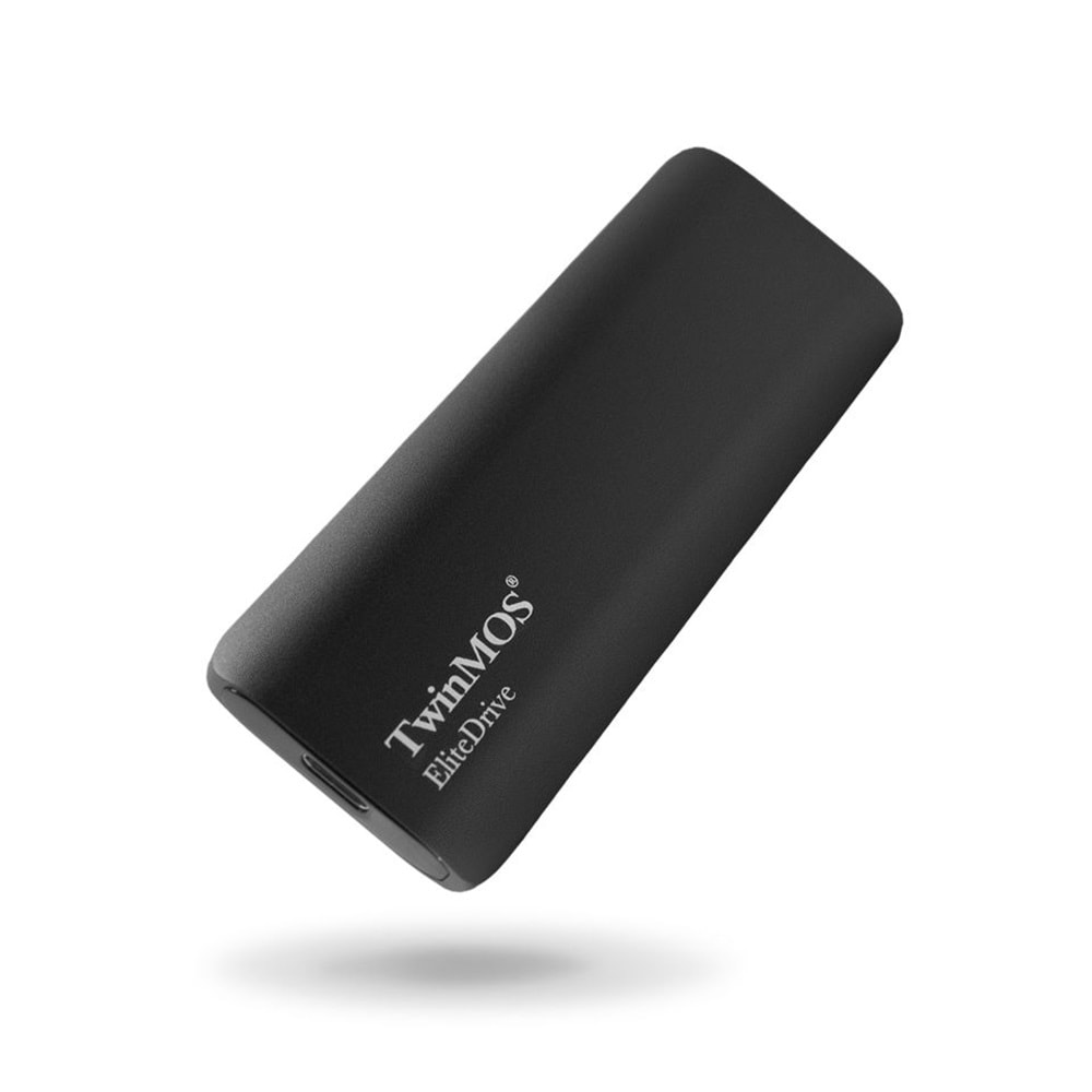 Twinmos 1TB Taşınabilir External SSD USB 3.2 Type-C Dark Grey PSSDGGBMED32