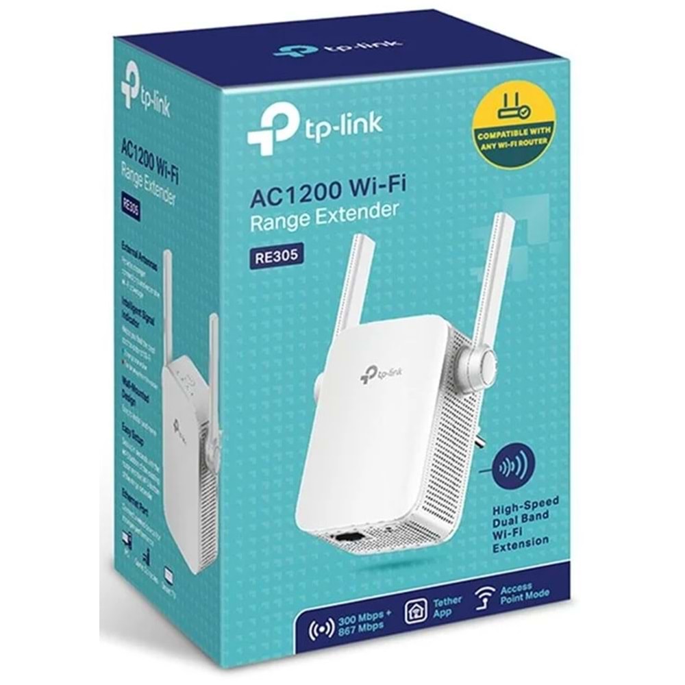 TP-Link RE305 867Mbps 5Ghz Menzil Genişletici