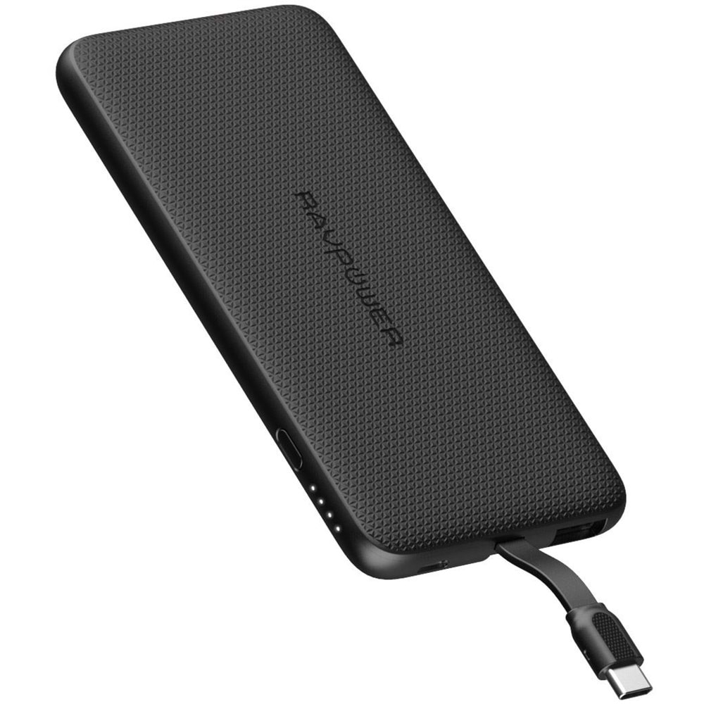 RAVPOWER 10000mAh iSmart Taşınabilir Şarj Cihazı Powerbank Siyah RP-PB161