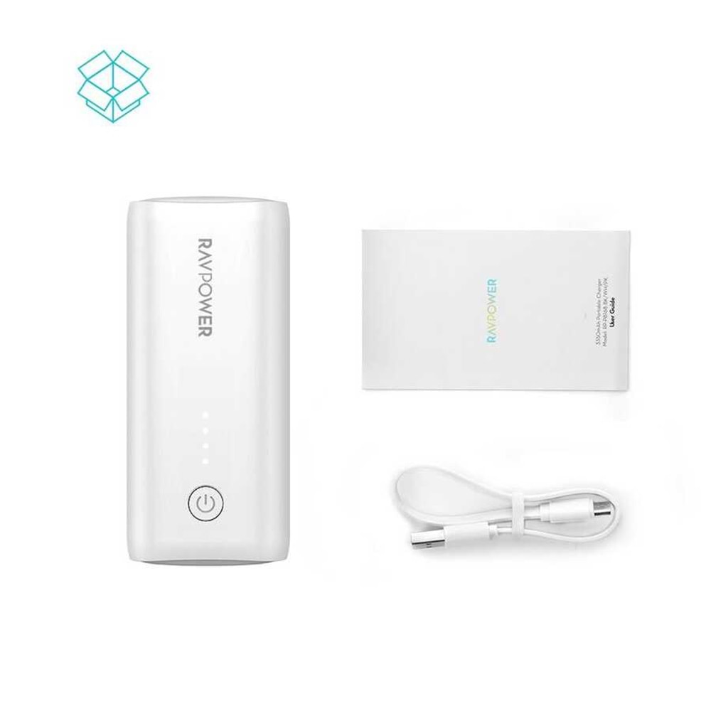 RAVPOWER 6700mAhTaşınabilir Beyaz Şarj Cihazı RP-PB169-WHT