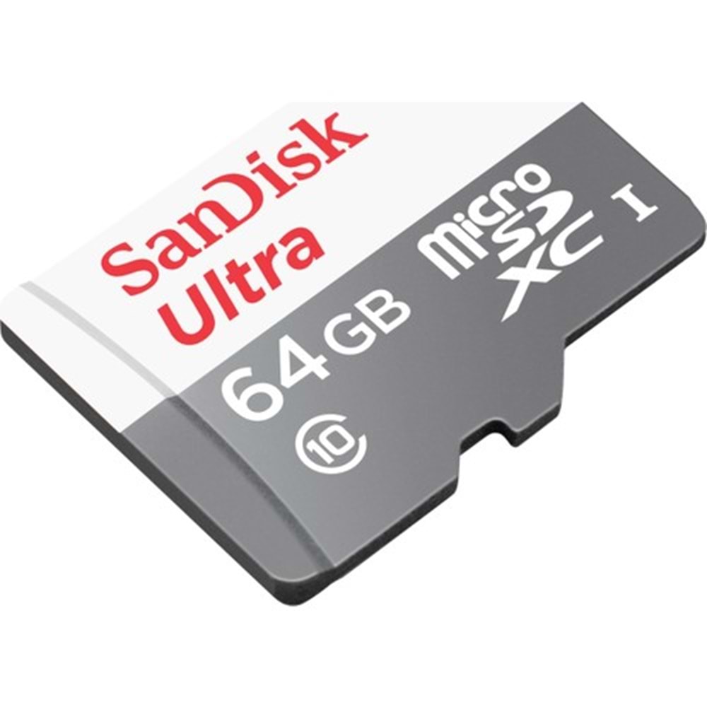 SanDisk Ultra SDSQUNR-064G-GN3MN Class 10 UHS-I 64 GB Micro SD Kart