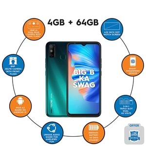 TECNO 13MP SPARK6GO KE5K 4GB/64GB 6.52