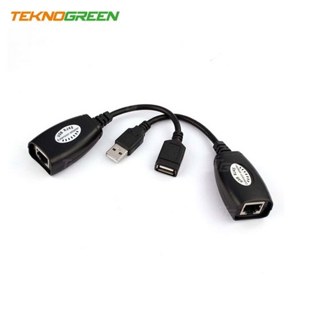 TeknoGreen TKU-9050 USB RJ45 Extender 50mt
