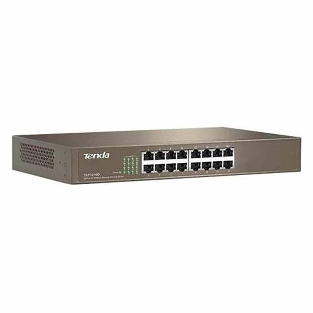 Tenda 10/100Mbps 16xPort Rackmount Fast Ethernet Switch TEF1016D
