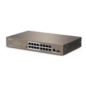 Tenda 16 Port POE 10/100 +1 Gigabit/SFP Slots Switch TEF1118P-16-150W