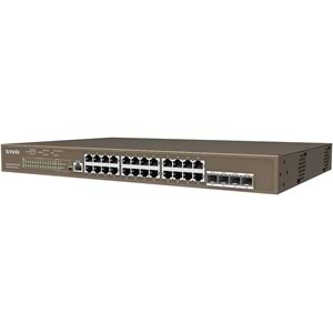 Tenda 24 Port Gigabit Yönetilebilir PoE Switch TEG5328P-24-410W