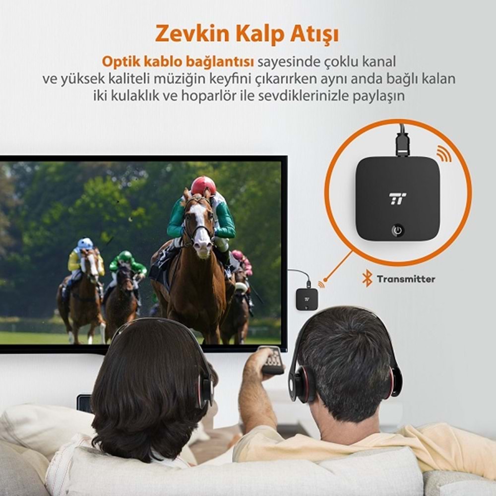 TAOTRONICS Bluetooth 5.0 Verici/Alıcı Dijital Optik SLINK TV/Ev Stereo TT-BA09