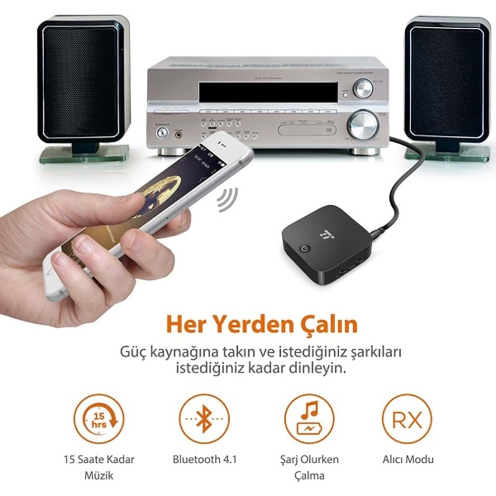 TAOTRONICS Bluetooth 5.0 Verici/Alıcı Dijital Optik SLINK TV/Ev Stereo TT-BA09