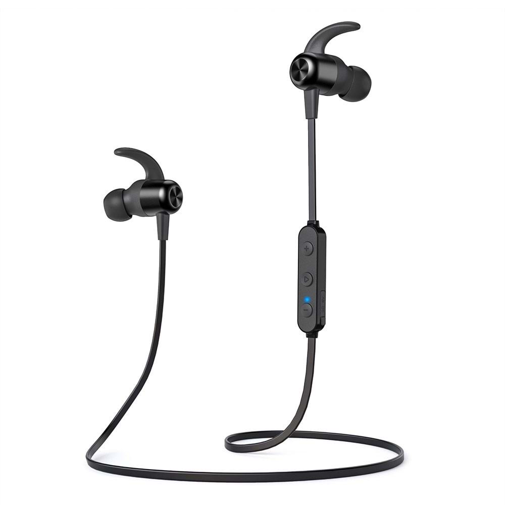 TAOTRONICS Mıknatıslı Bluetooth Ter Geçirmez IPX6 Spor Kulaklık 20 Saat Müzik+Kılıf TT-BH076