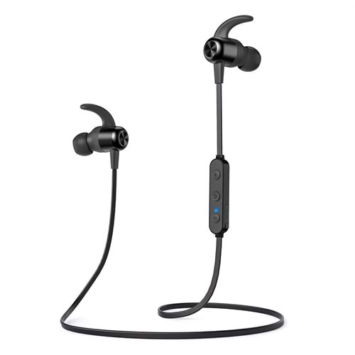 TAOTRONICS Mıknatıslı Bluetooth Ter Geçirmez IPX6 Spor Kulaklık 20 Saat Müzik+Kılıf TT-BH076