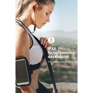 TAOTRONICS Mıknatıslı Siyah Spor Bluetooth Kulaklık IPX6 aptX HD Ses 8 Saat TT-BH07