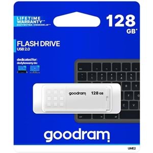 Goodram 128 GB UME2 Beyaz USB 2.0 UME2-0080W0R11