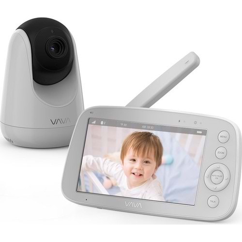 VAVA 12.7 cm Ses ve Görüntülü HD Ekranlı Bebek Kamerası 24 Saat Pil Ömrü VA-IH006